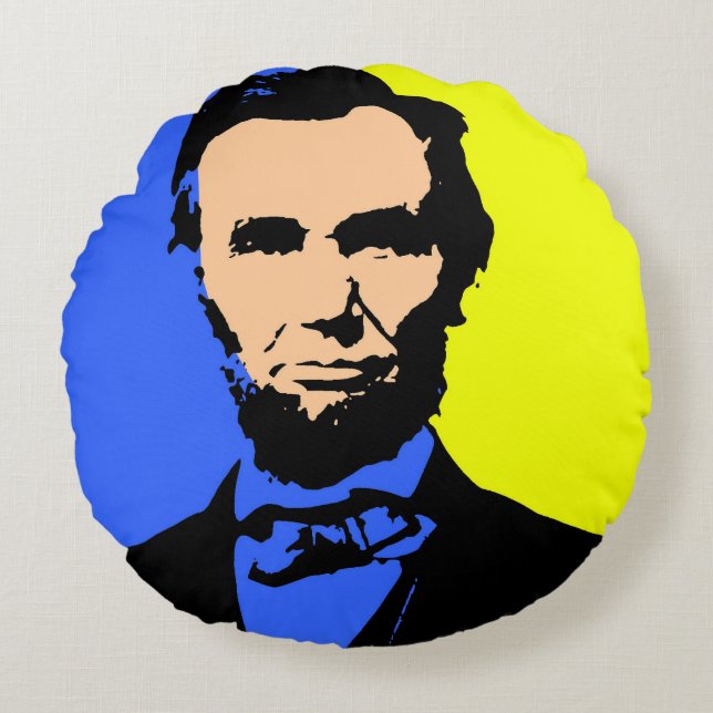 ABE LINCOLN 2  THROW PILLOW (Front)