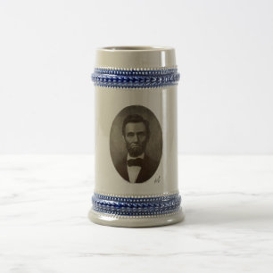 Abe Lincoln American President Vintage Portrait US Beer Stein