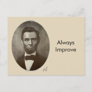 Abe Lincoln American President Vintage Portrait US Postcard