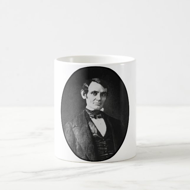 Abe Lincoln As A Young Man Coffee Mug (Center)