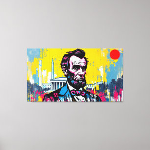 ABE LINCOLN CANVAS PRINT
