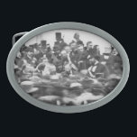 Abe Lincoln Gettysburg Address: End of Civil War Belt Buckle<br><div class="desc">Abraham Lincoln was an American statesman and lawyer who served as the 16th president of the United States from March 1861 until his assassination in April 1865. Lincoln led the nation through the American Civil War, its bloodiest war and its greatest moral, constitutional, and political crisis. At the end of...</div>