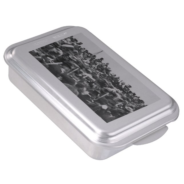 Abe Lincoln Gettysburg Address: End of Civil War Cake Pan (Side)