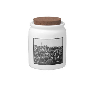 Abe Lincoln Gettysburg Address: End of Civil War Candy Jar