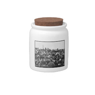 Abe Lincoln Gettysburg Address: End of Civil War Candy Jar