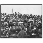 Abe Lincoln Gettysburg Address: End of Civil War Cutout<br><div class="desc">Abraham Lincoln was an American statesman and lawyer who served as the 16th president of the United States from March 1861 until his assassination in April 1865. Lincoln led the nation through the American Civil War, its bloodiest war and its greatest moral, constitutional, and political crisis. At the end of...</div>