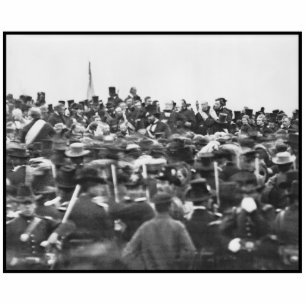 Abe Lincoln Gettysburg Address: End of Civil War Cutout