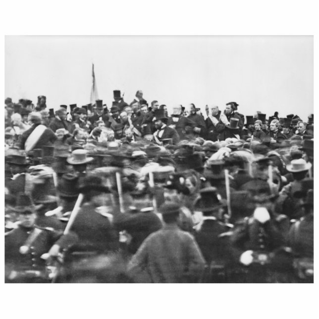 Abe Lincoln Gettysburg Address: End of Civil War Cutout (Front)