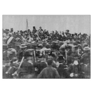 Abe Lincoln Gettysburg Address: End of Civil War Cutting Board