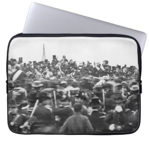 Abe Lincoln Gettysburg Address: End of Civil War Laptop Sleeve