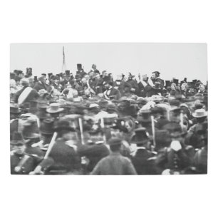 Abe Lincoln Gettysburg Address: End of Civil War Metal Print