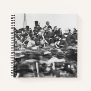 Abe Lincoln Gettysburg Address: End of Civil War Notebook