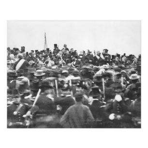 Abe Lincoln Gettysburg Address: End of Civil War Photo Print