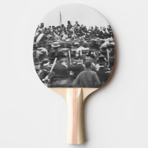 Abe Lincoln Gettysburg Address: End of Civil War Ping Pong Paddle