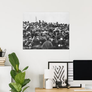 Abe Lincoln Gettysburg Address: End of Civil War Poster