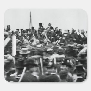 Abe Lincoln Gettysburg Address: End of Civil War Seat Cushion