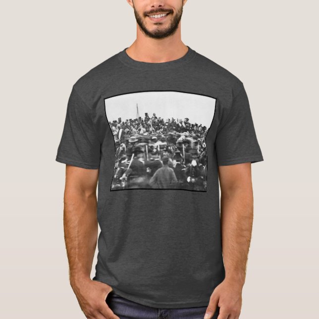 Abe Lincoln Gettysburg Address: End of Civil War T-Shirt (Front)