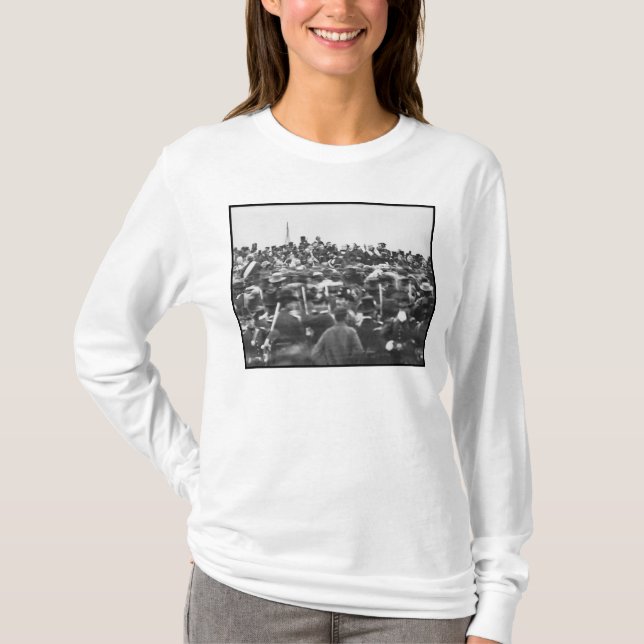 Abe Lincoln Gettysburg Address: End of Civil War T-Shirt (Front)