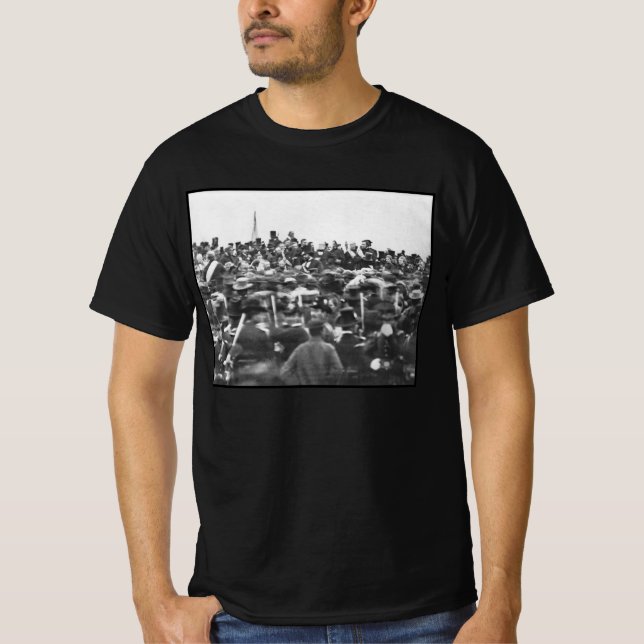 Abe Lincoln Gettysburg Address: End of Civil War T-Shirt (Front)