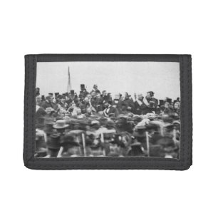 Abe Lincoln Gettysburg Address: End of Civil War Trifold Wallet