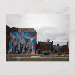 Abe Lincoln Mural, Lexington, Kentucky Postcard