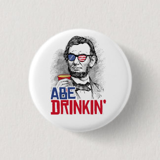 Abe Lincoln Party Bro Button