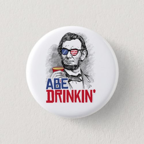 Abe Lincoln Party Bro Button
