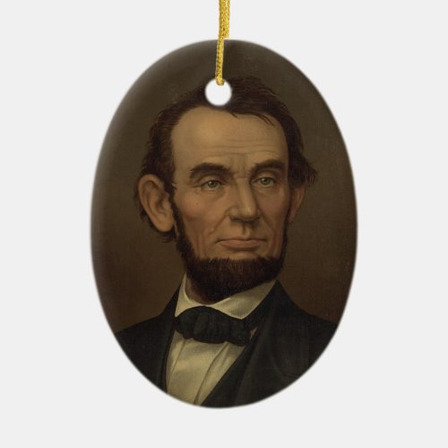 Abe Lincoln Portrait Ornament
