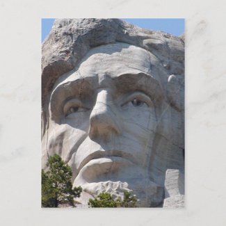 Abe Lincoln postcard