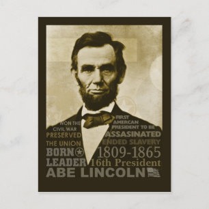 Abe Lincoln Postcard