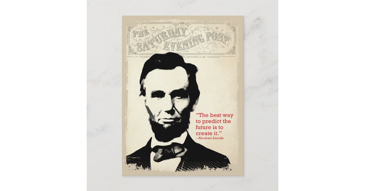 Abe Lincoln Quote Postcard | Zazzle