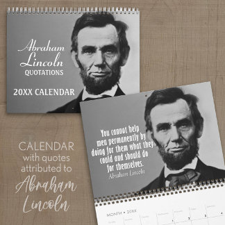 Abe Lincoln Quotes with photo Calendar
