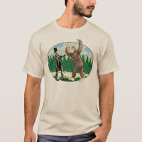 ABE LINCOLN: SASQUATCH HUNTER - Funny Bigfoot Logo
