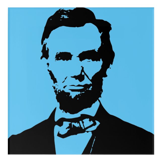 ABE LINCOLN (TWO)  ACRYLIC PRINT (Front)