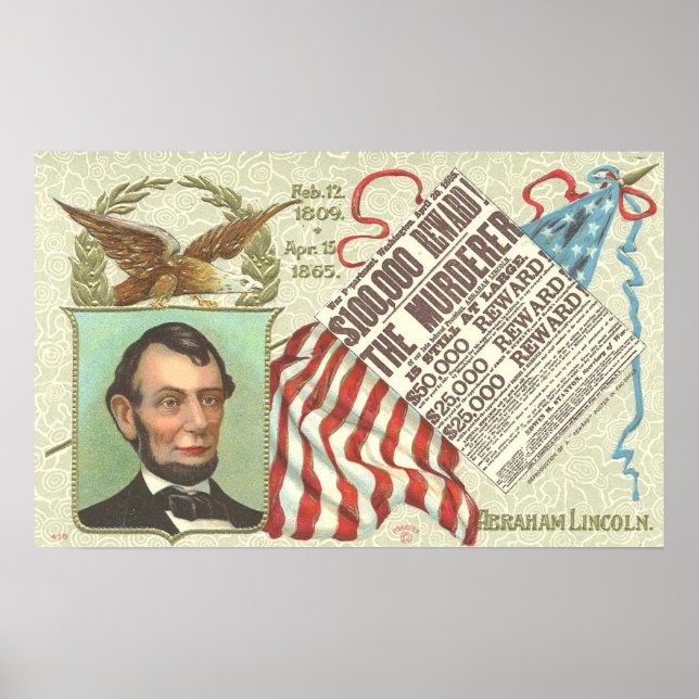 Abe Lincoln Vintage Poster (Front)