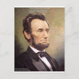 Abe Lincoln "Wiser" Quote Gifts Tees Cards Etc