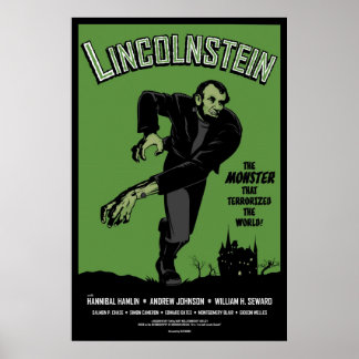 Abe Lincolnstein. Abraham Lincoln Frankenstein Poster