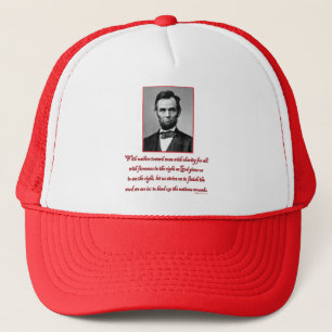 Abe-Malice-toward-none Trucker Hat