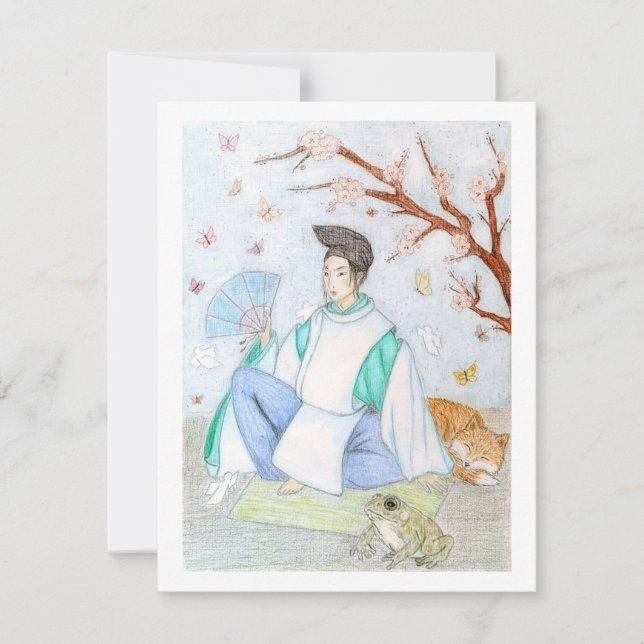 Abe no Seimei original artwork Note Card (Front)