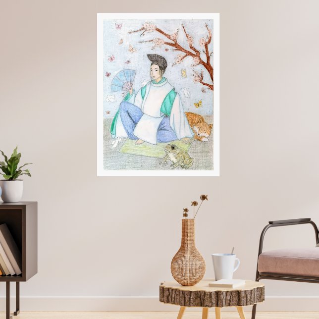 Abe no Seimei original artwork Poster (Living Room 3)