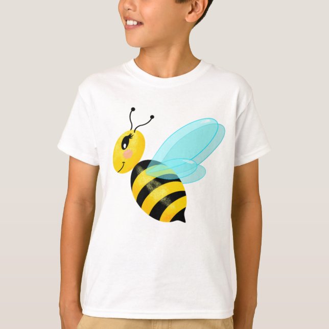 abeille heureuse T-Shirt (Front)