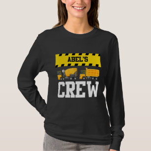 Abel Construction Crew Custom Dumptruck Dump Truck T-Shirt