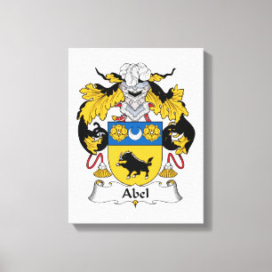 Abel Family Crest Canvas Print