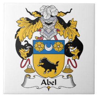 Abel Family Crest Ceramic Tile