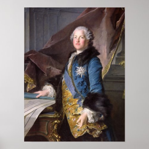 Abel Francois Poisson  Marquis de Marigny 1755 Poster