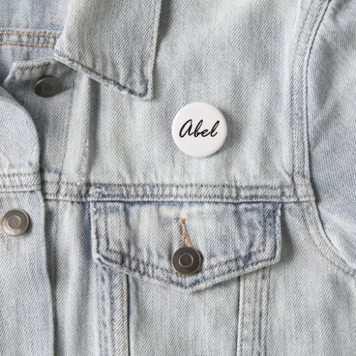Abel name button