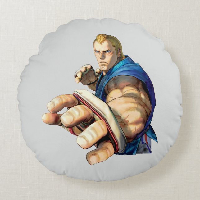 Abel Stance Round Pillow (Front)