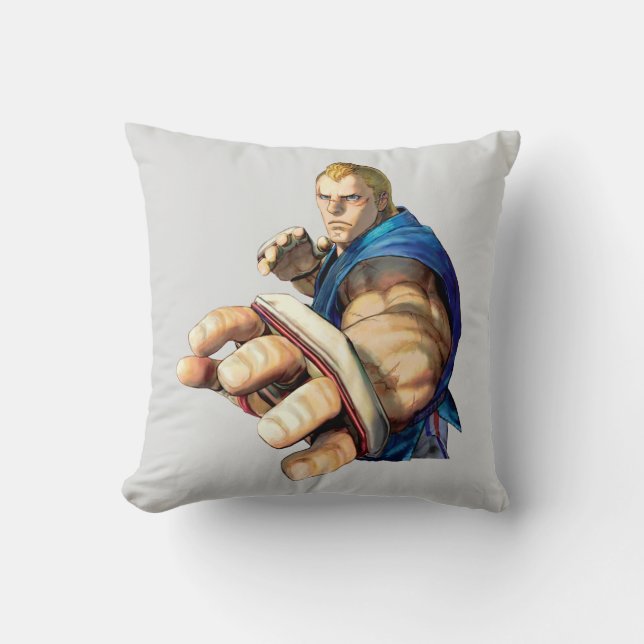 Abel Stance Throw Pillow (Front)
