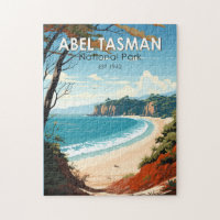 Abel Tasman National Park New Zealand Travel Retro