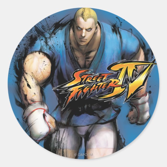 Abel Walking Classic Round Sticker (Front)